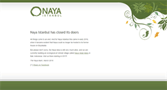 Desktop Screenshot of nayaistanbul.com