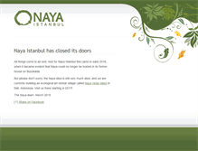 Tablet Screenshot of nayaistanbul.com